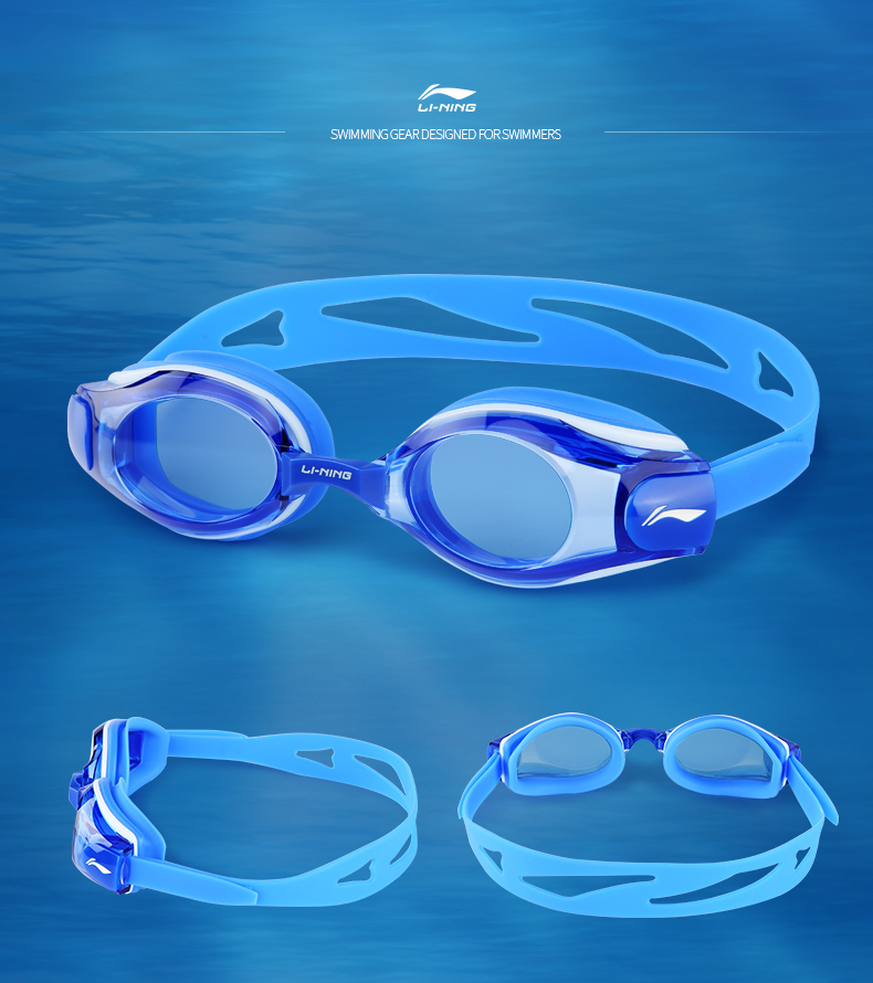 Kính râm Li Ning nam và nữ cận thị HD chống sương mù phối cảnh chống nước tiềm năng cấp độ ảnh chuyên nghiệp thiết bị thể dục thể thao kính bơi thi đấu
