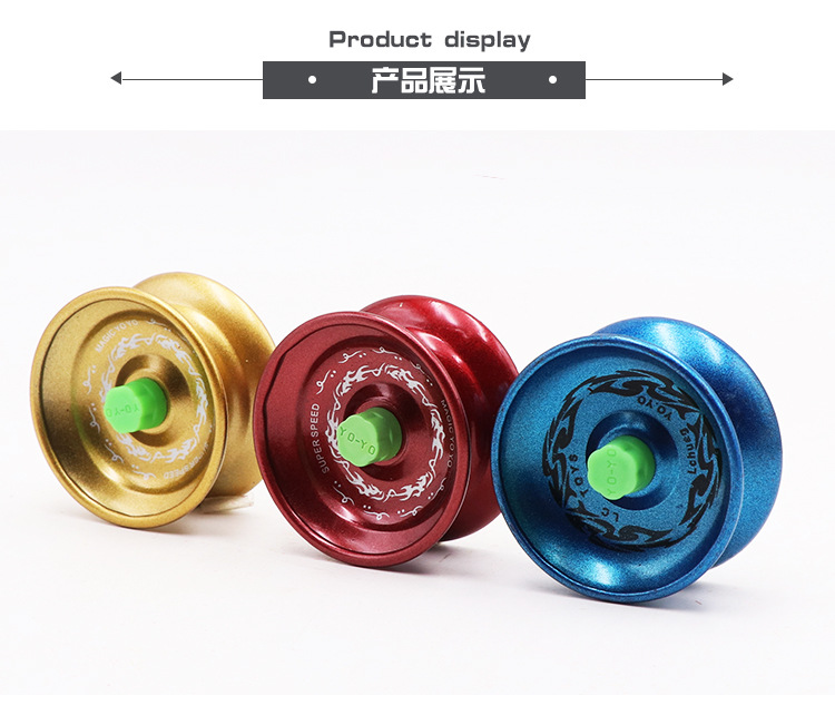 Hợp kim Yo-Yo yoyo Chàng trai yo-yo Yo-Yo Dây điều khiển Đồ chơi Trẻ em Quà tặng Giảm giá yoyo kim loại