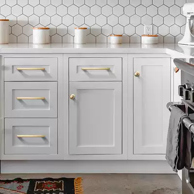 Yunfeiyang wardrobe door handle gold Chinese drawer modern simple whole cabinet door handle Nordic American small handle