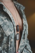 Military version of the original US military DOG tag production US ID card production US DOG TAGS identity card