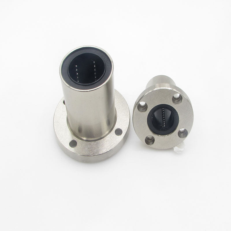 Electroplated antirust round flange linear bearing LMF6 8 10 12 13 16 20 25 30 35 40 50UU