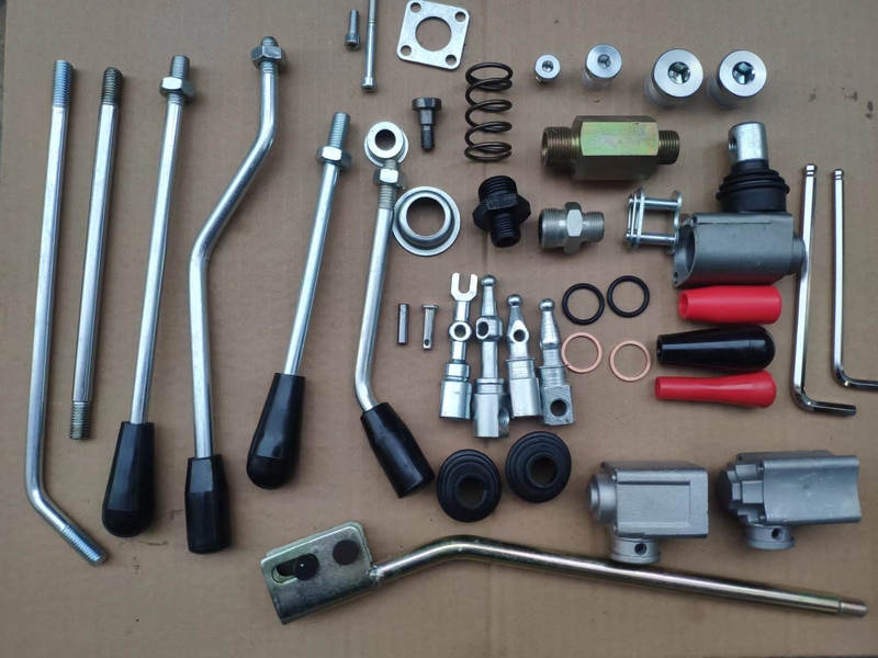 Hydraulic Multi-Way Directional Valve Distributor Bracket Handle Ball Joystick Dust Cover Seal Ring Repair Kit Accessories