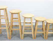 Stool solid wood milk tea footstool wine bar chair Bar Bar Bar Chair Chair bar simple stool height
