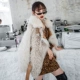 Fasano 2019 lông mới một nữ lông dài trung bình lông cừu lông cừu thời trang - Faux Fur