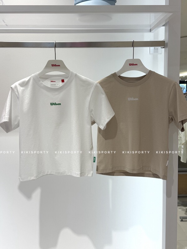 Korean Direct Mail Wilson26 New Model Summer Quick-Dry Slim-Fit Tennis Sports Short-Sleeve T-Shirt