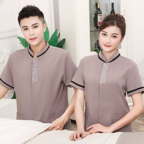 Linen Hotel Hotel Hotel Hotel Baojie Short -Sleeved Hotel Гость гость тети уборка индустрия уборка