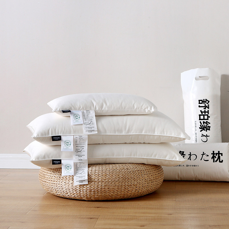 Export to Japan A class cotton pillow five-star hotel sleep-assisted cervical spine single child low pillow core
