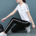 Kit thể thao của phụ nữ sleevesummer ngắn mới 2020 Hàn Quốc phiên bản lỏng lẻo 35 tuổi lớn mã của phụ nữ thời trang giản dị hai mảnh bộ 