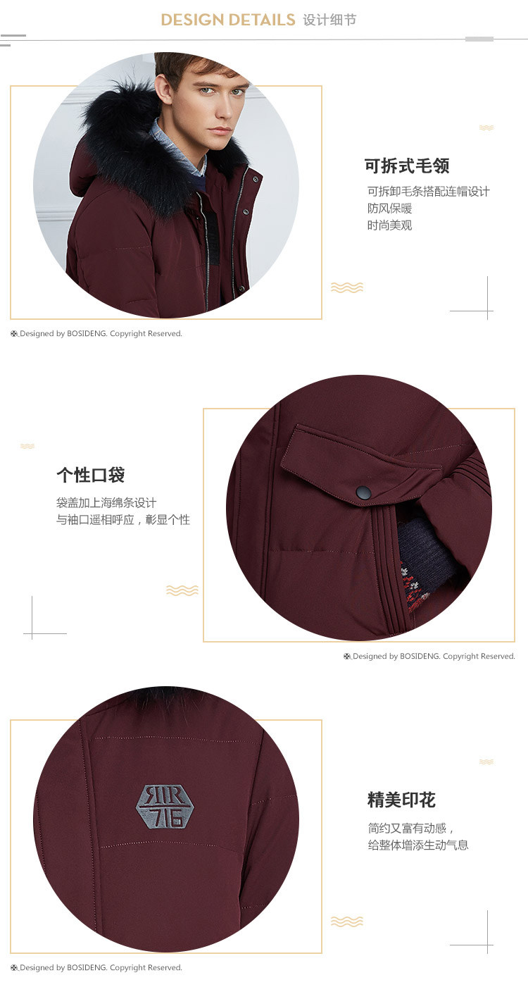 Blouson homme BOSIDENG    - Ref 3120624 Image 9