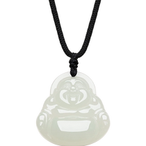 Saturday Fu Flagship Store and Tian jade pendant for male and female Fuqi Buddha jade pendant white jade jade pendant holiday gift