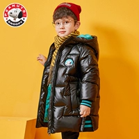 Nuby, пуховик для мальчиков, детская глянцевая куртка с пухом, увеличенная толщина, коллекция 2021, подходит для подростков