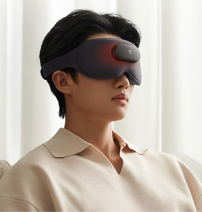 中国直送】Xiaomi Mijia スマートマッサージアイマスク、遮光睡眠アイ 