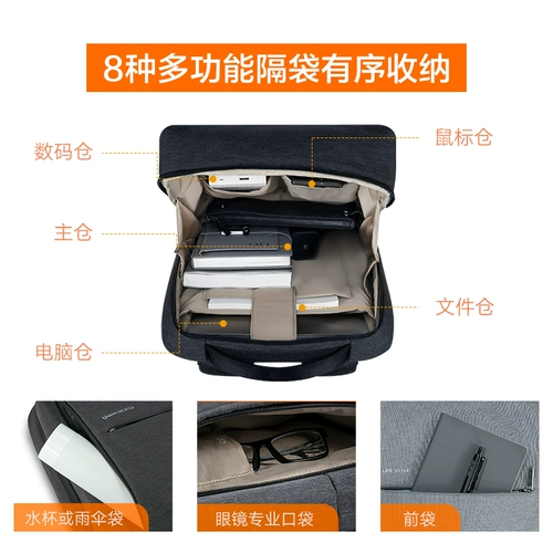 Xiaomi, мужская сумка через плечо, вместительный и большой ноутбук, спортивная сумка для отдыха