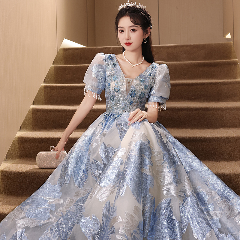 Evening dress, advanced elite fashionable skirt, high-end, french style