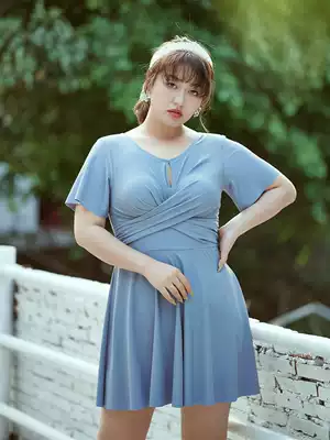 Zhuoyou home large size swimsuit women Summer fat mm200 Jin thin Belly Belly loose girl swimsuit 2021 hot spring