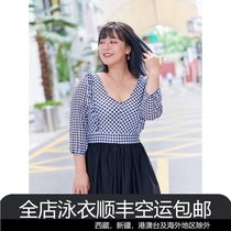 Zhuo Youjia large size swimsuit female fat mm200 kg thin belly cover loose conservative fresh 2020 new hot spring