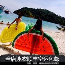 ins Water inflatable floating flamingo Unicorn Pineapple Cactus Multiplayer mount