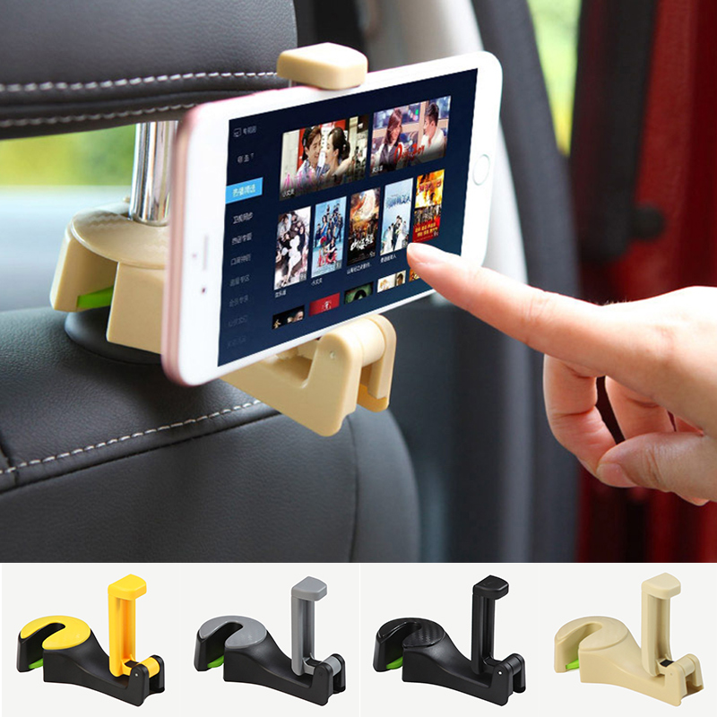 On-board Hook Backseat Chair Back Hook Auto Supplies Creative Utility Rear Rear Phone Bracket Multifunction 