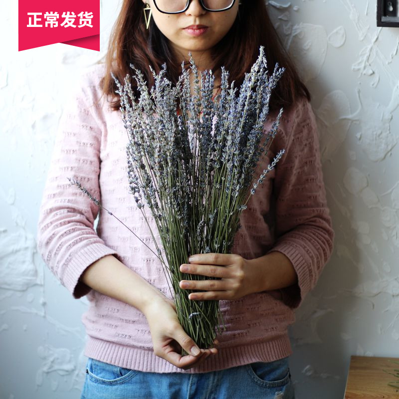 Natural lavender clubhouse SPA Home Decorative Flowers Furnishing Art Dry Flowers Lavender Grass English Filmed Props