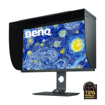 BenQ SW321C photographic display printing-level wide color gamut HDR hardware calibration consultation detailed customer service