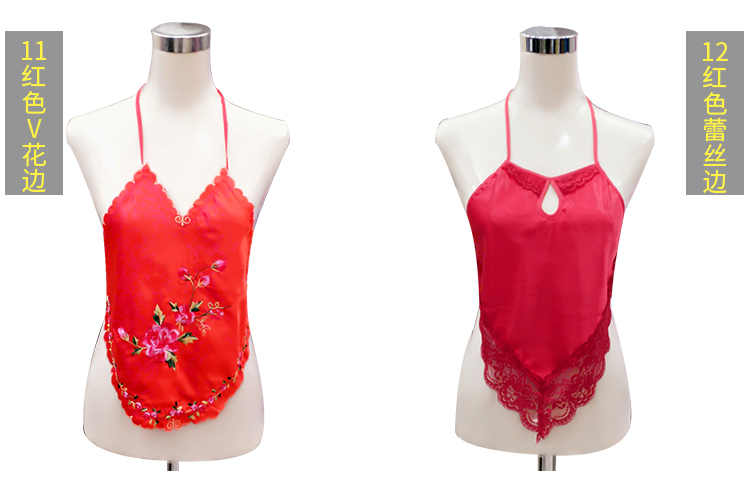 Retro vui vẻ tạp dề đồ ngủ tòa án cổ trong suốt sling gió quốc gia ladies sexy đồ lót người lớn đồ ngủ voan mỏng