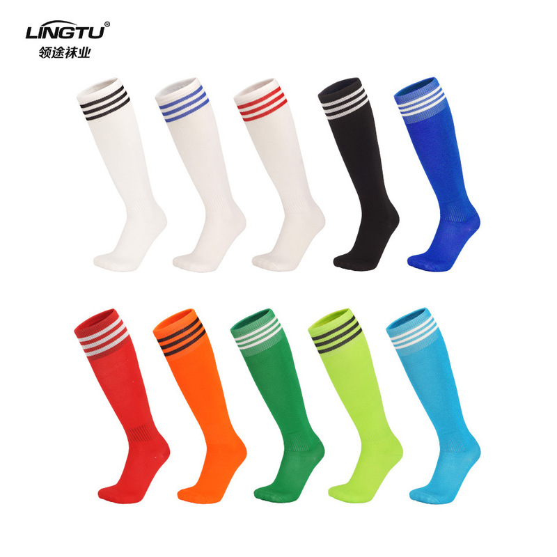 Thin Tube Football Socks for Children, Cross-Border Sports Socks, Breathable Sweat-Absorbing Long Socks, Three-Bar Soccer Socks, Adult Soccer Socks Thin Tube Football Socks for Children, Cross-Border Sports Socks, Breathable Sweat-Absorbing Long Socks, Three-Bar Soccer Socks, Adult Soccer Socks