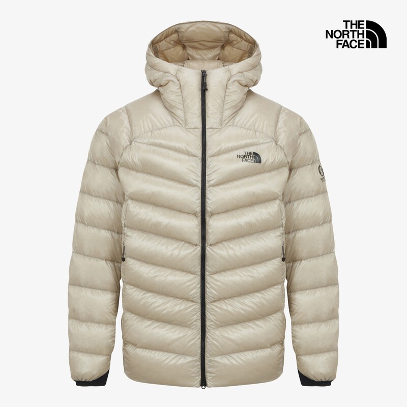 Korean Version of the North Face Peak Series Ultra-Light Ribbed down Jacket, Windproof and Waterproof, 90% Duck down