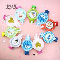 9 types of tornado whistles 6 sets of childrens party Birthday gift toys Dress up supplies Set up pictures