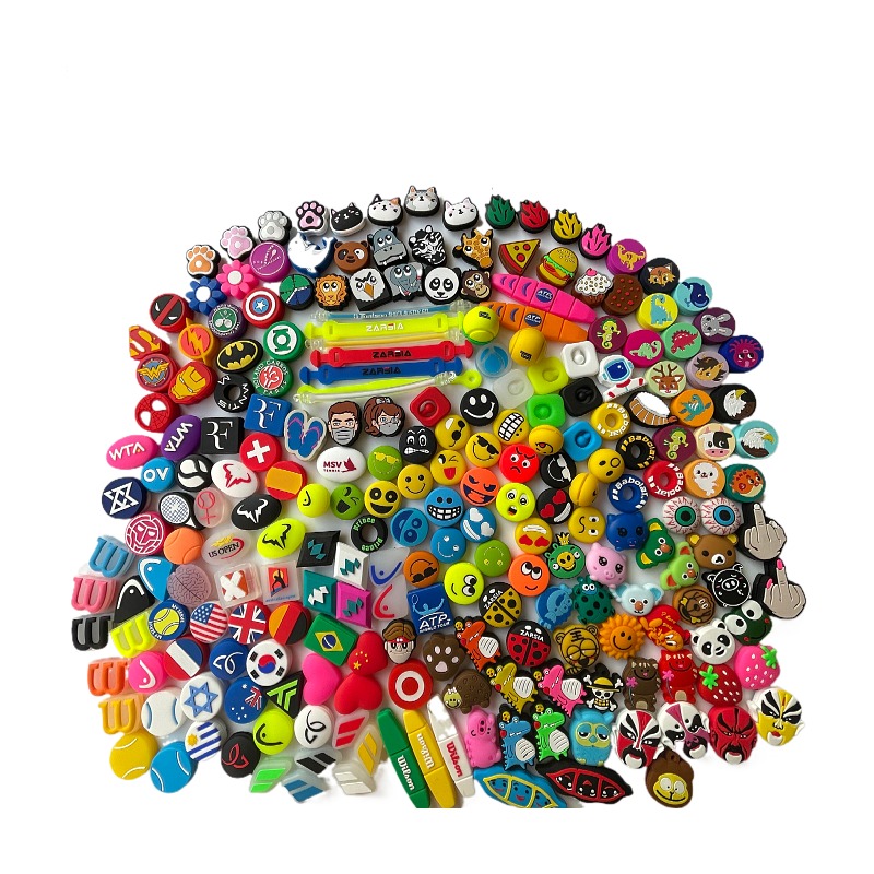 2021 new foreign trade tailstock racket Shock Absorbers SHOCK ABSORBERS SILICA GEL SHOCK ABSORBING CUSHION CARTOON