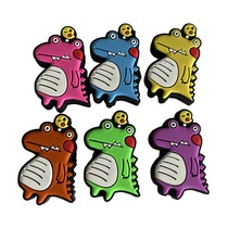 2021 New Cartoon Racquet Shock Absorber Tennis Racquet Shock Absorber Dinosaur Multi-Color Optional Silicone Shock Absorber