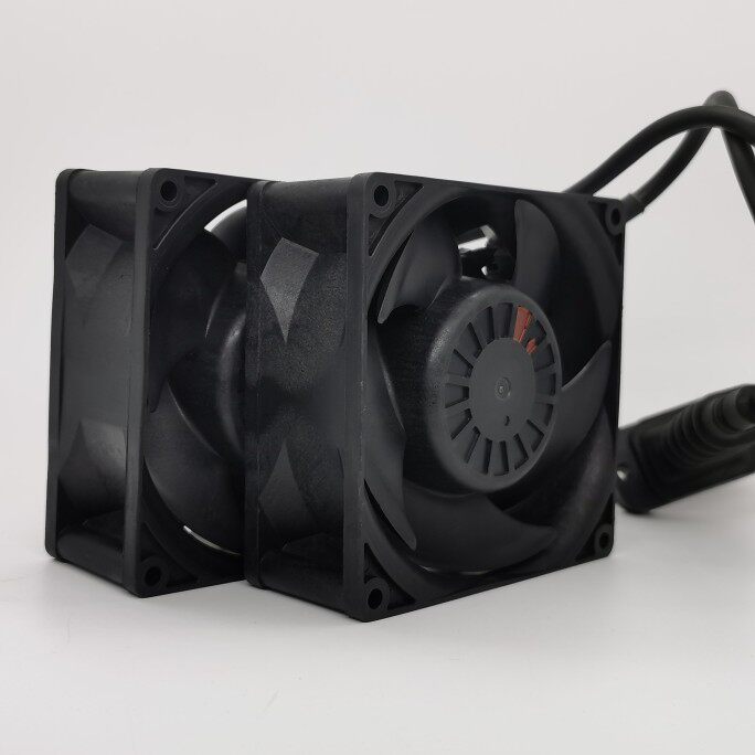 Waterproof 24V large air volume high rev 80 * 80 * 38mm waterproof and damp-proof fan