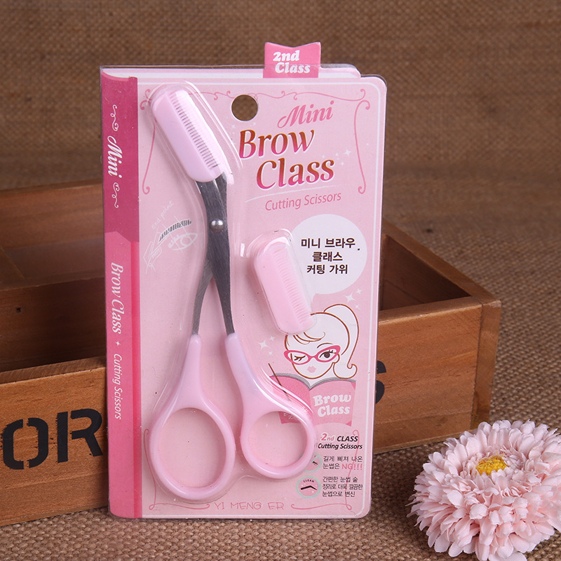 New eyebrow trimming scissors beauty makeup tools eyebrow trimming scissors beginner eyebrow trimming scissors