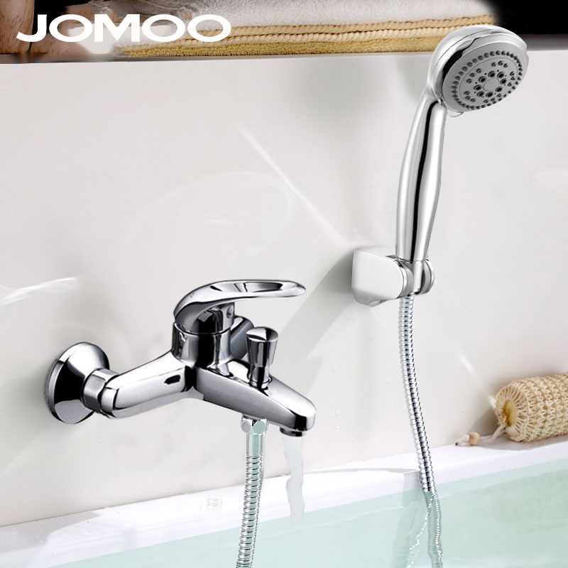 Jiumu Sanitary Ware official flagship Simple rain shower Booster shower nozzle set faucet Bathroom shower