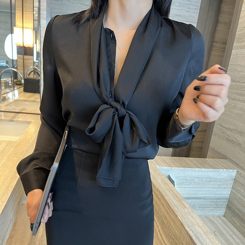 Shirt Woman New 2021 New Advanced Sensational Port Taste Eurcargo Law Style Design Sensational Lady Shirt