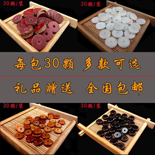 Браслет, кожаные бусины, четки из круглых бусин, четки бодхи, аксессуар