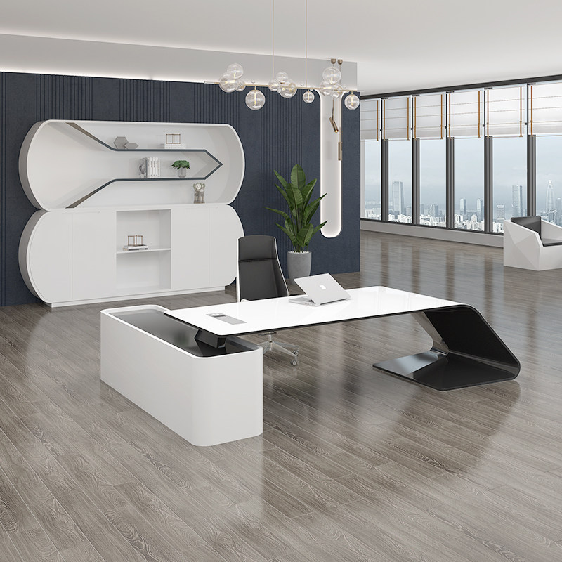 Painted boss table creative fashion single desk white president table simple modern light luxury custom executive desk