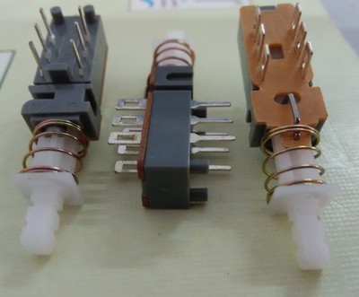 Mixer straight button power amplifier switch 6 feet self-locking power switch button full length 42 5mm