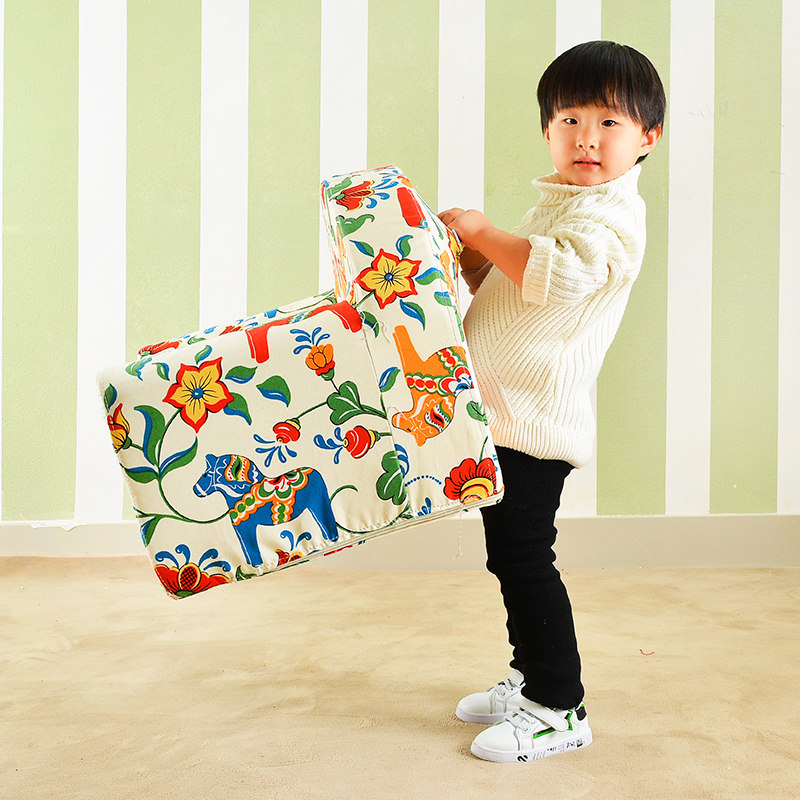 Children's sofa reading corner cute reading chair baby boys and girls infant lazy chair mini net red small sofa