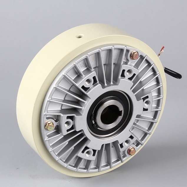 FZ6K hollow shaft brake 0 6-40kg magnetic powder clutch 24V tension controller electromagnetic powder brake