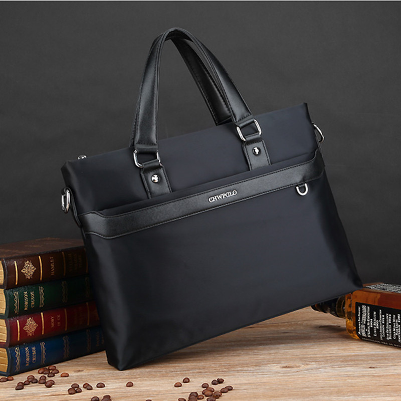 Ralph Lauren Polo Oxford cloth men's bag handbag business canvas shoulder briefcase men's casual horizontal hand carry computer bag
