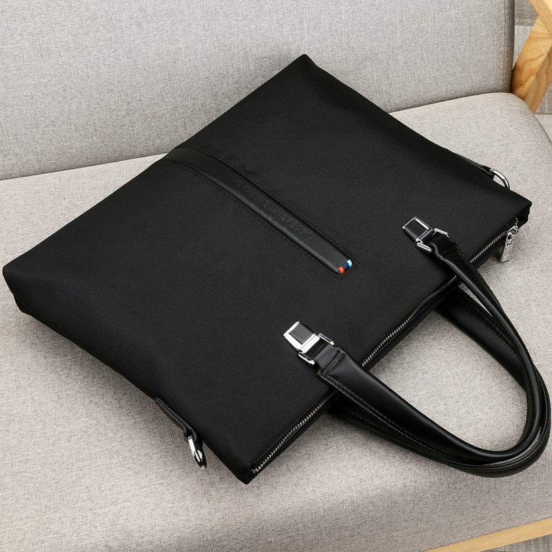 Rav Laurenma ball Oxford Bundy man briefcase fashion business minimalist handbag male canvas cross section a4 hand carrying computer bag