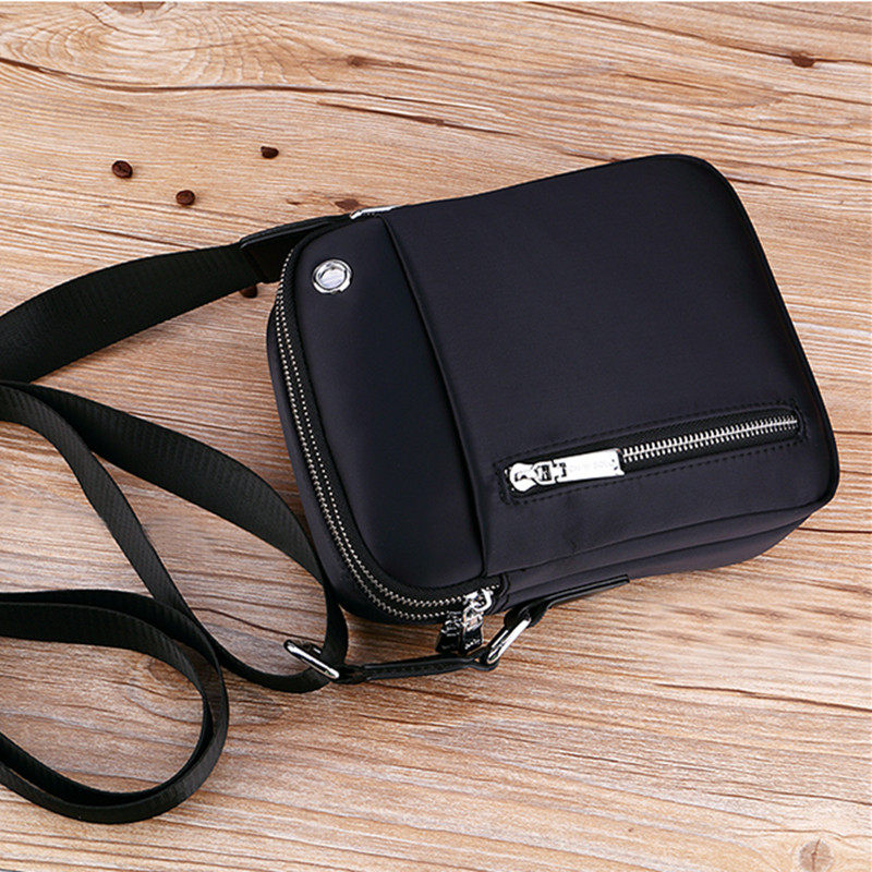 Rav Laurenma ball nylon men's single shoulder bag skew satchel mini Oxford buns bag fashion casual sports canvas small hanging bag