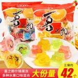 喜之郎 Ассортированное желе 360g*5 сумки молочно кислотное желе детей в летнем подарочном пакете с закусками.