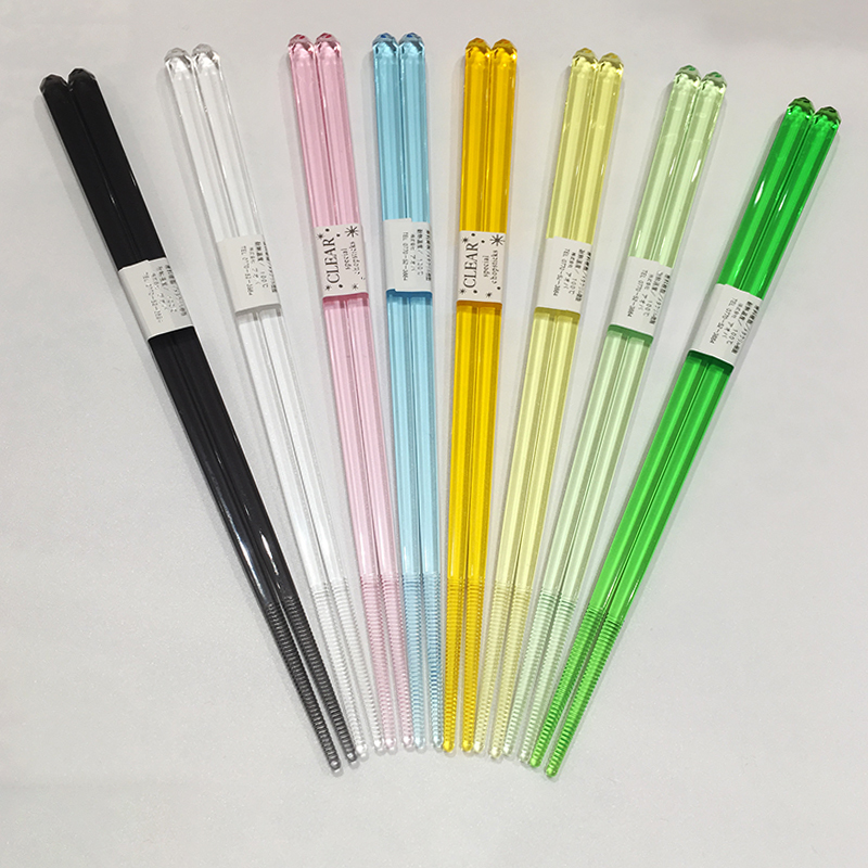 Nidali Home Preferred Japanese Imported Transparent Colorful Crystal Texture Chopsticks Antibacterial Couple Chopsticks Non-Slip Chopsticks Nidali Home Preferred Japanese Imported Transparent Colorful Crystal Texture Chopsticks Antibacterial Couple Chopsticks Non-Slip Chopsticks