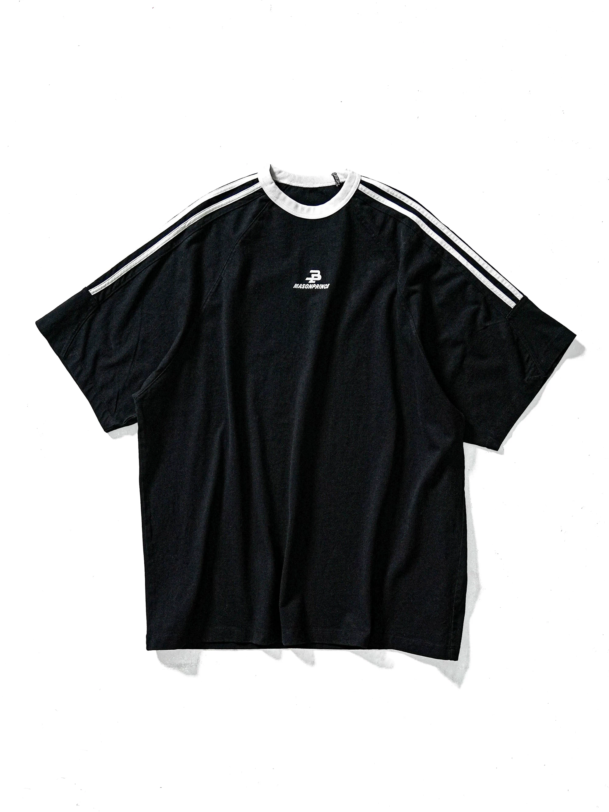Retro футболка MASONPRINCE с коротким рукавом, 90 год, стиль, свободный крой, крой
