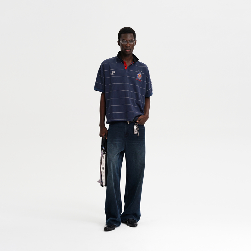 Masonprince｜Retro Sports Aesthetics, Short-Sleeved Polo Shirt for Veteran Team Coaches