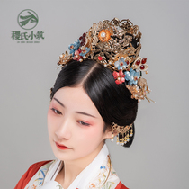 Jis Xiaozhu Yi Jiangnan Joker Ancient Hair Hair Ware Simple Head Crown Song Crown Hanfu Hair Crown Womens Spot