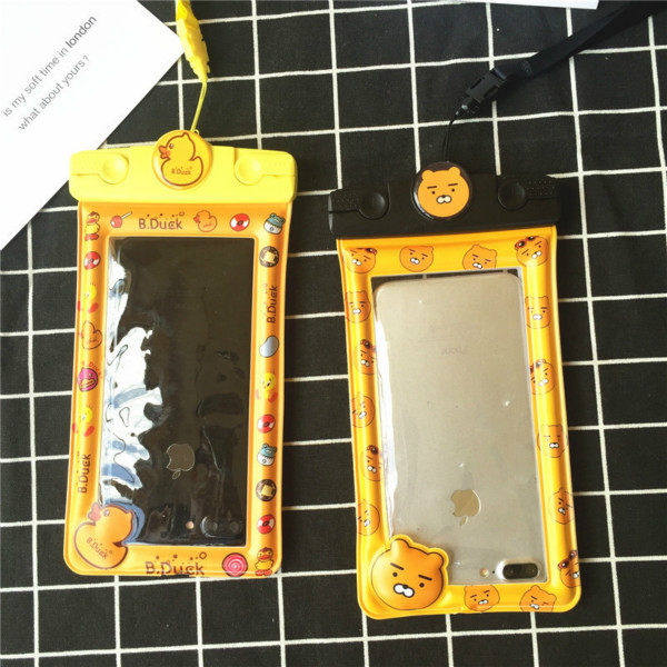 Camera dưới nước điện thoại túi chống nước spa bơi điện thoại di động phổ iPhone7plus màn hình cảm ứng túi 6s lặn mẫu bikini kín đáo