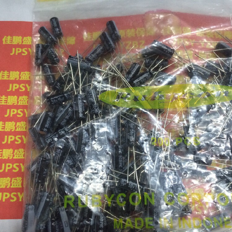 Original 50V 10UF imported high frequency low resistance series YXF electrolytic capacitor imported