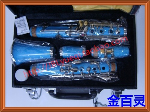 ABS light blue clarinet treble with B-tone color black tube instrument clarinet 